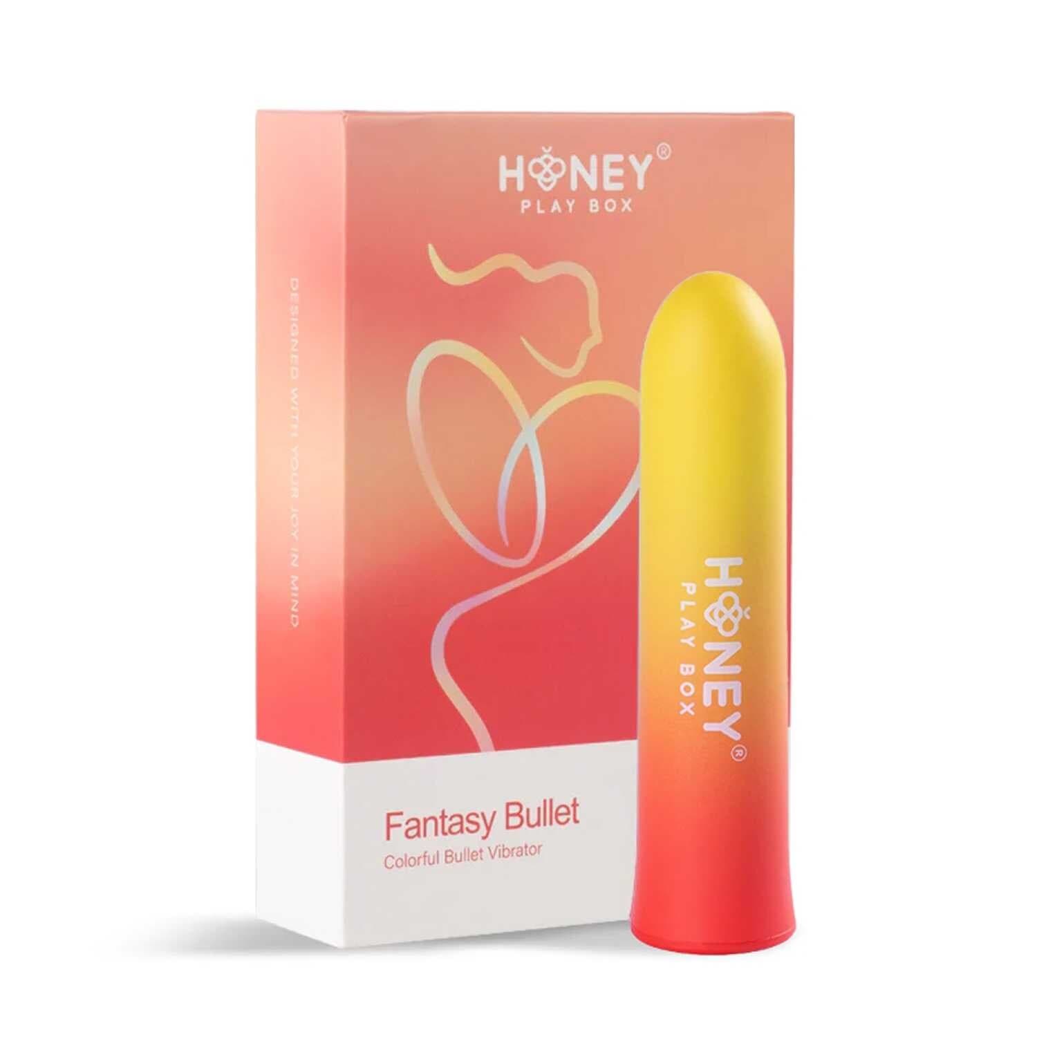 Fantasy bullet, vibromasseur puissant – Jaune