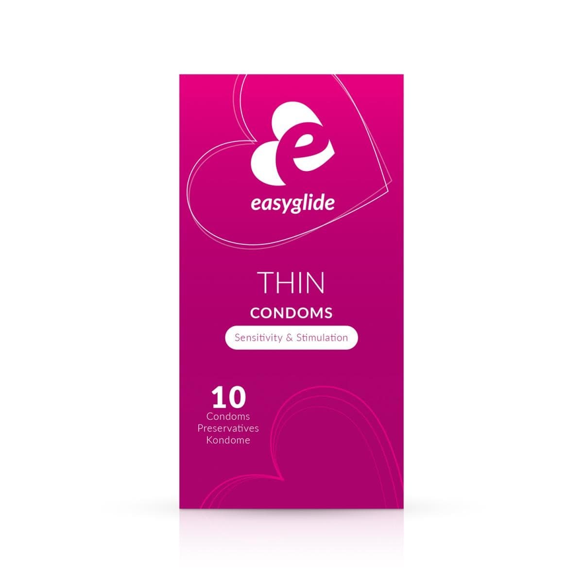 Préservatifs extra fins Easyglide – 10 pièces