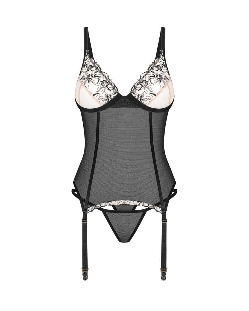 Vila blanes corset et string – Noirs — vue 1