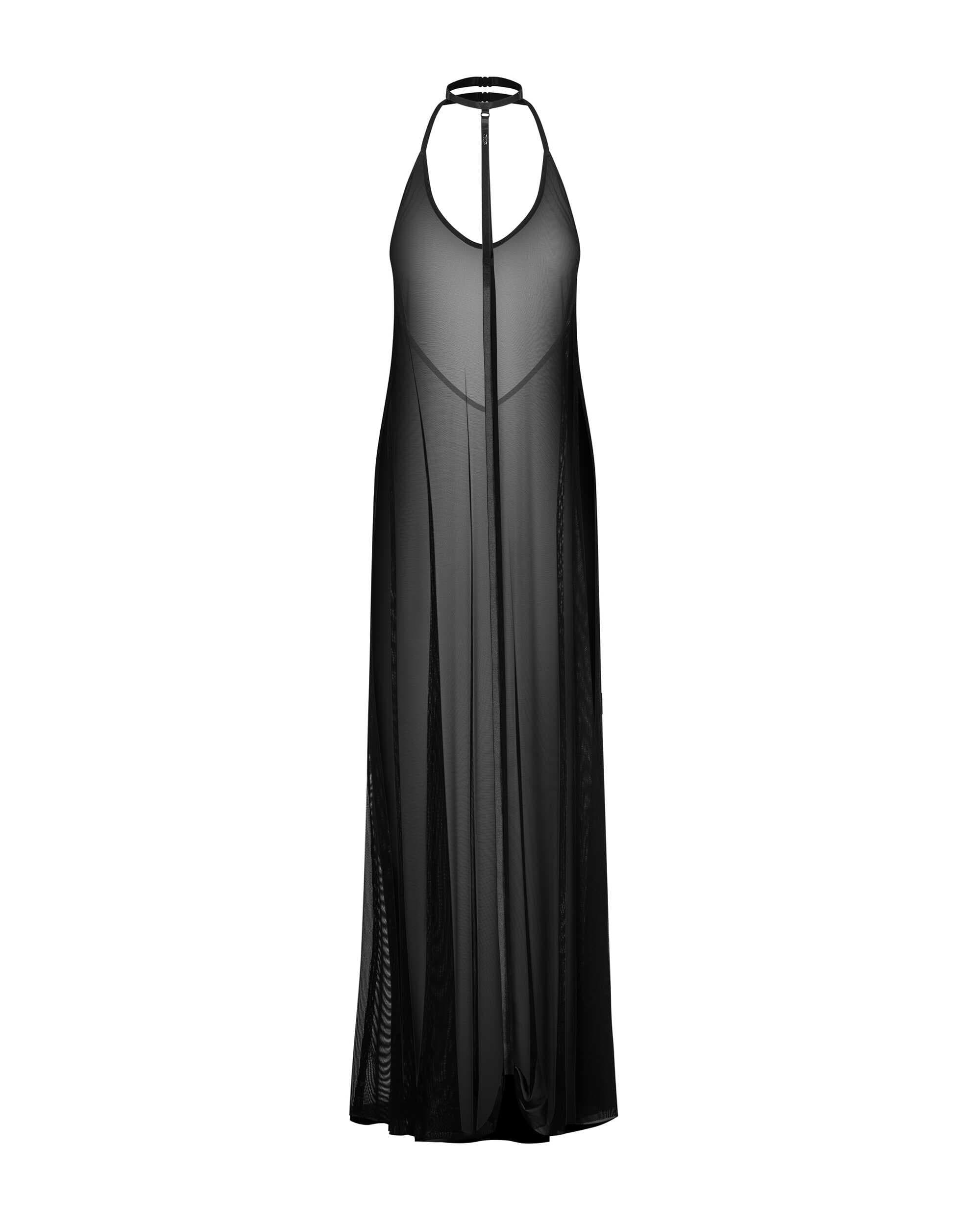 Nuites robe longue – Noire