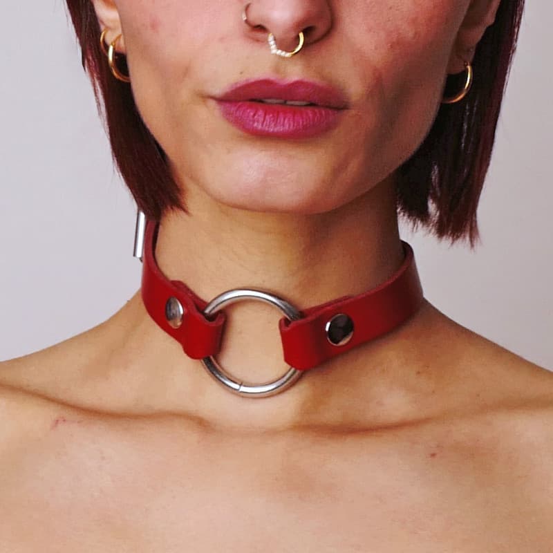Choker Rouge — vue 1