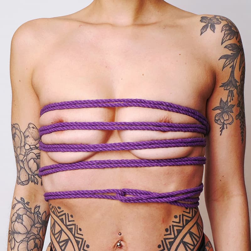 Corde en chanvre Premium Violette