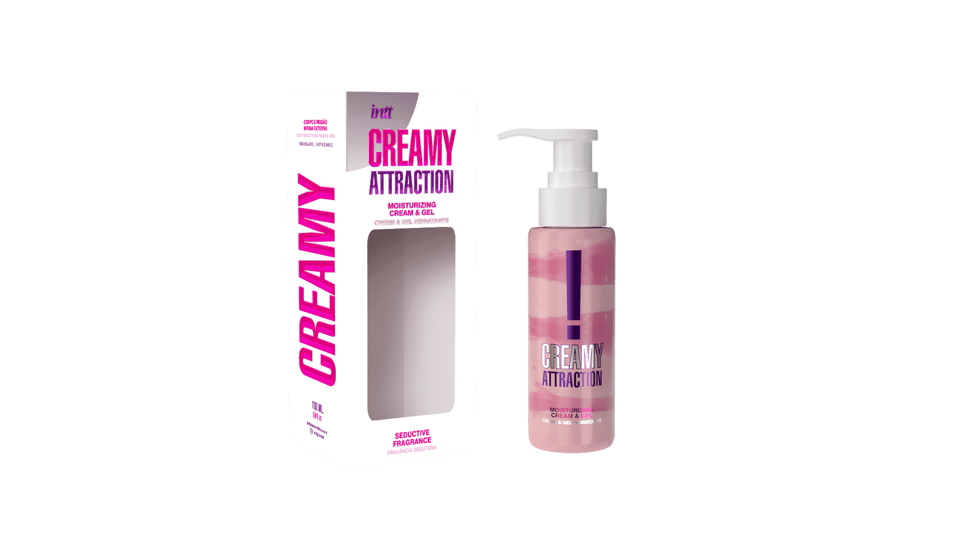 Creamy attraction Seduction – Crème et gel de massage embrassable parfum aphrodisiaque