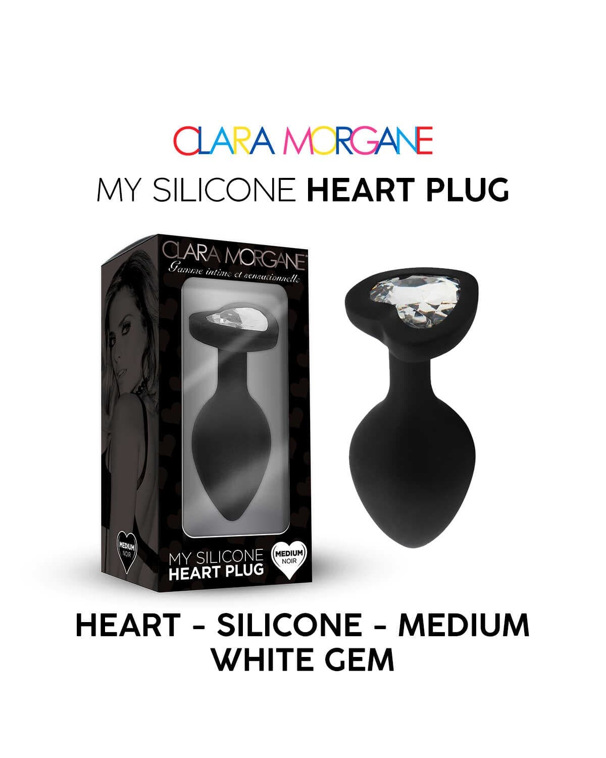 My Silicone Heart Plug – Noir
