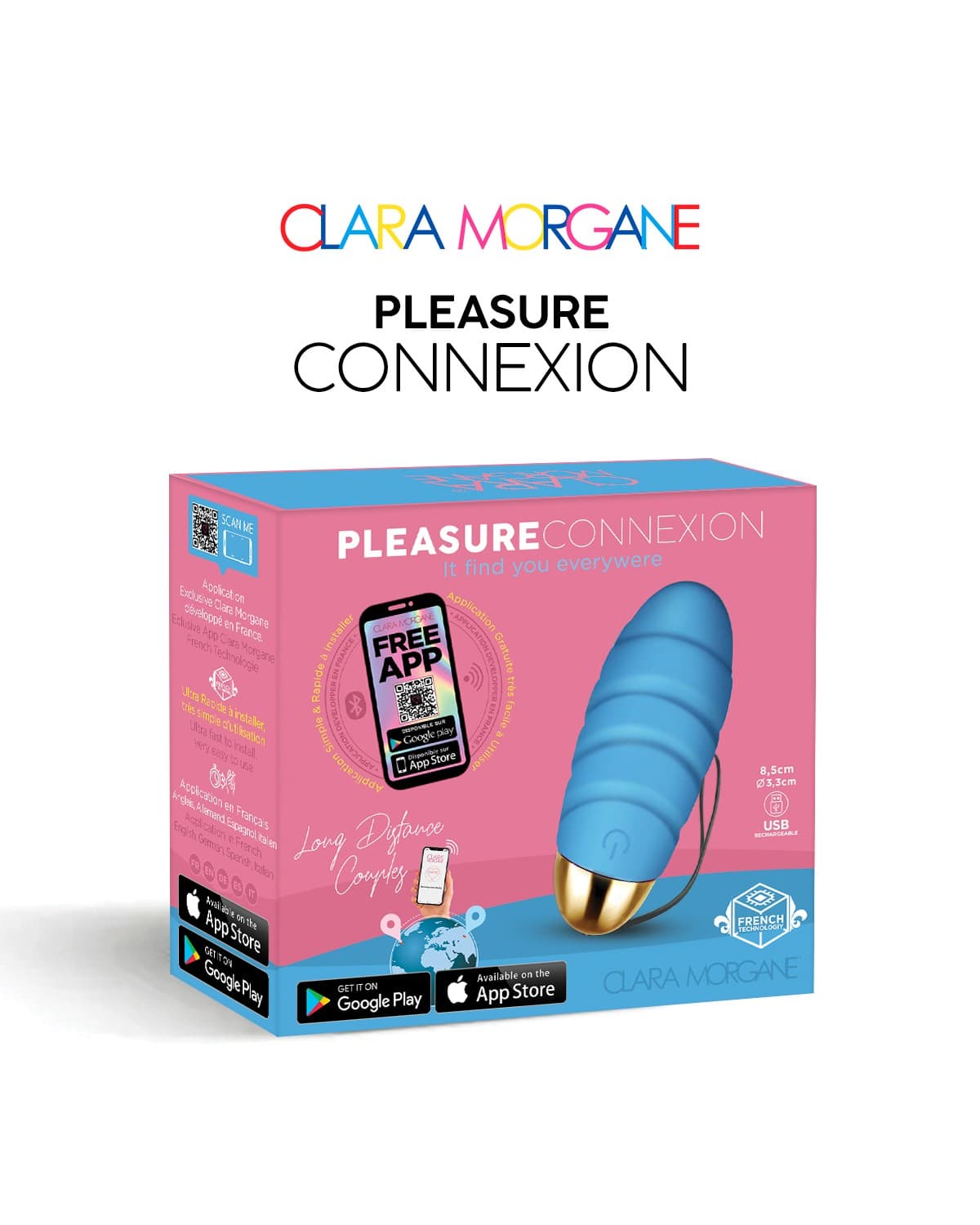 Pleasure connexion bleu – Oeuf vibrant
