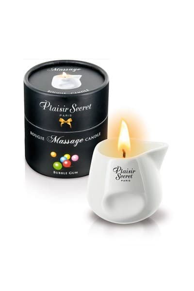 Bougie de massage Bubble gum Plaisir secret – 80 ml