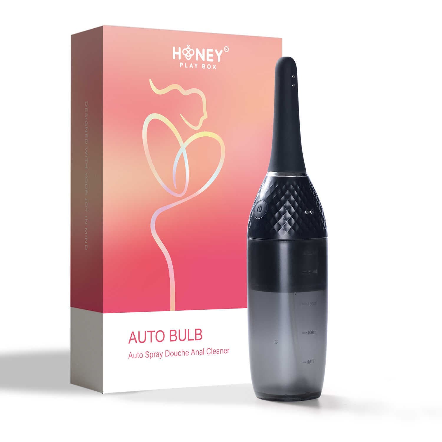 Auto Bulb – Nettoyeur anal automatique – Noir