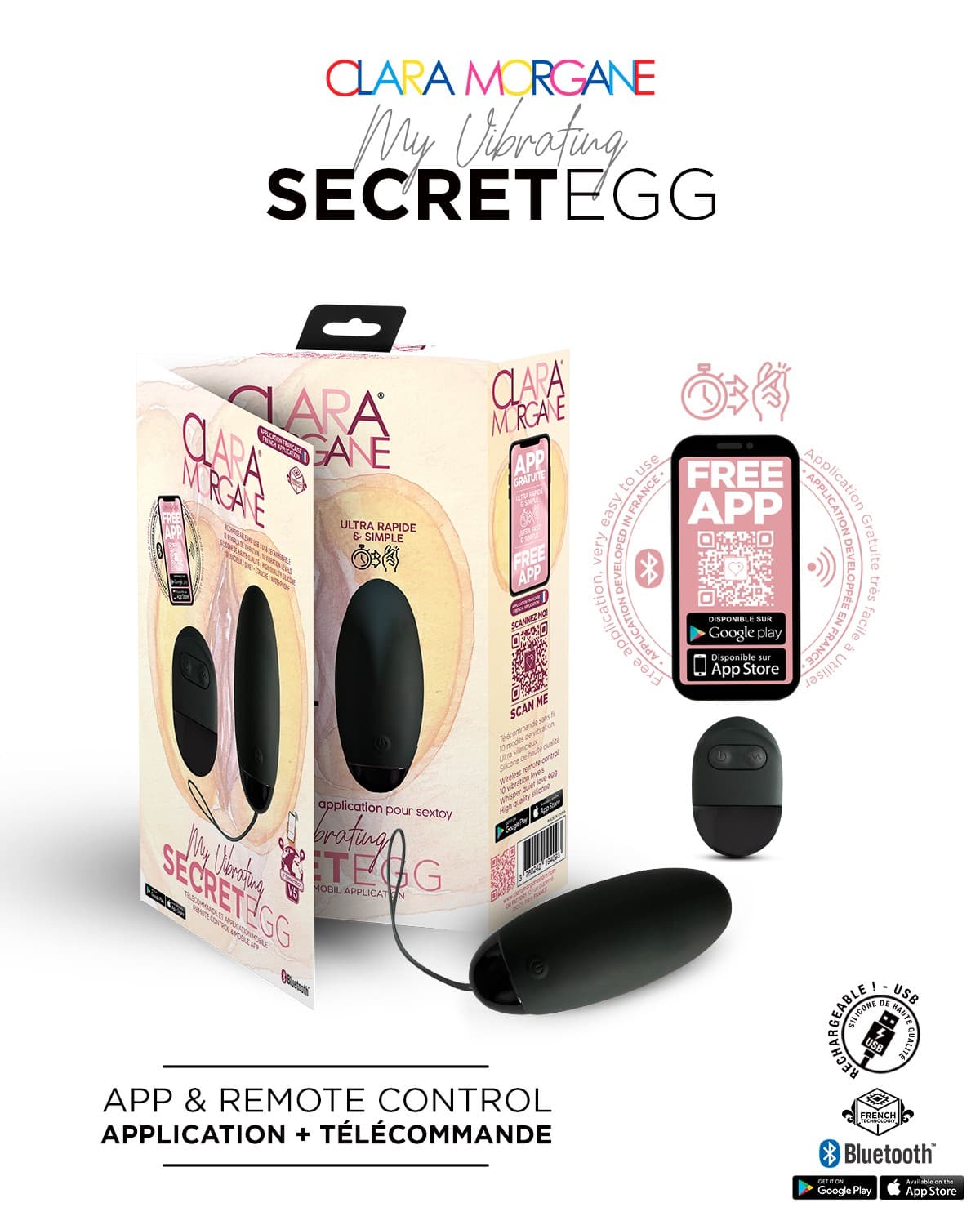My vibrating secret egg – Noir