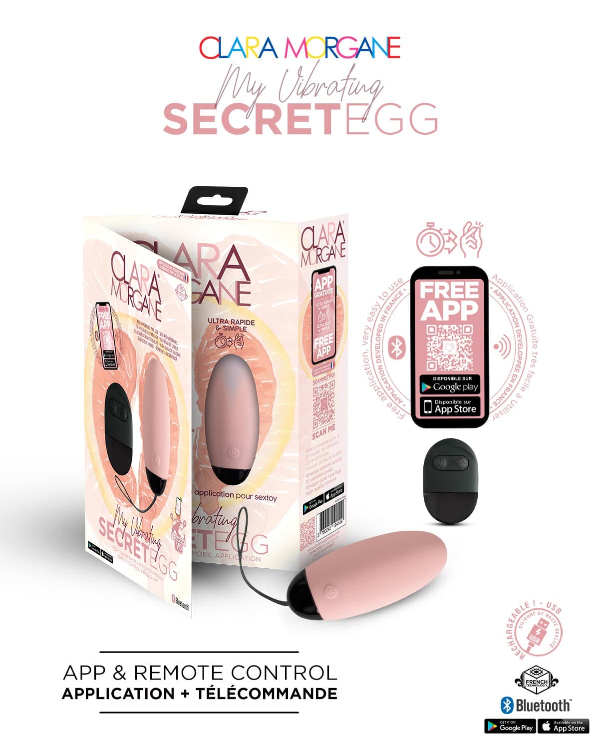 My vibrating secret egg – Rose