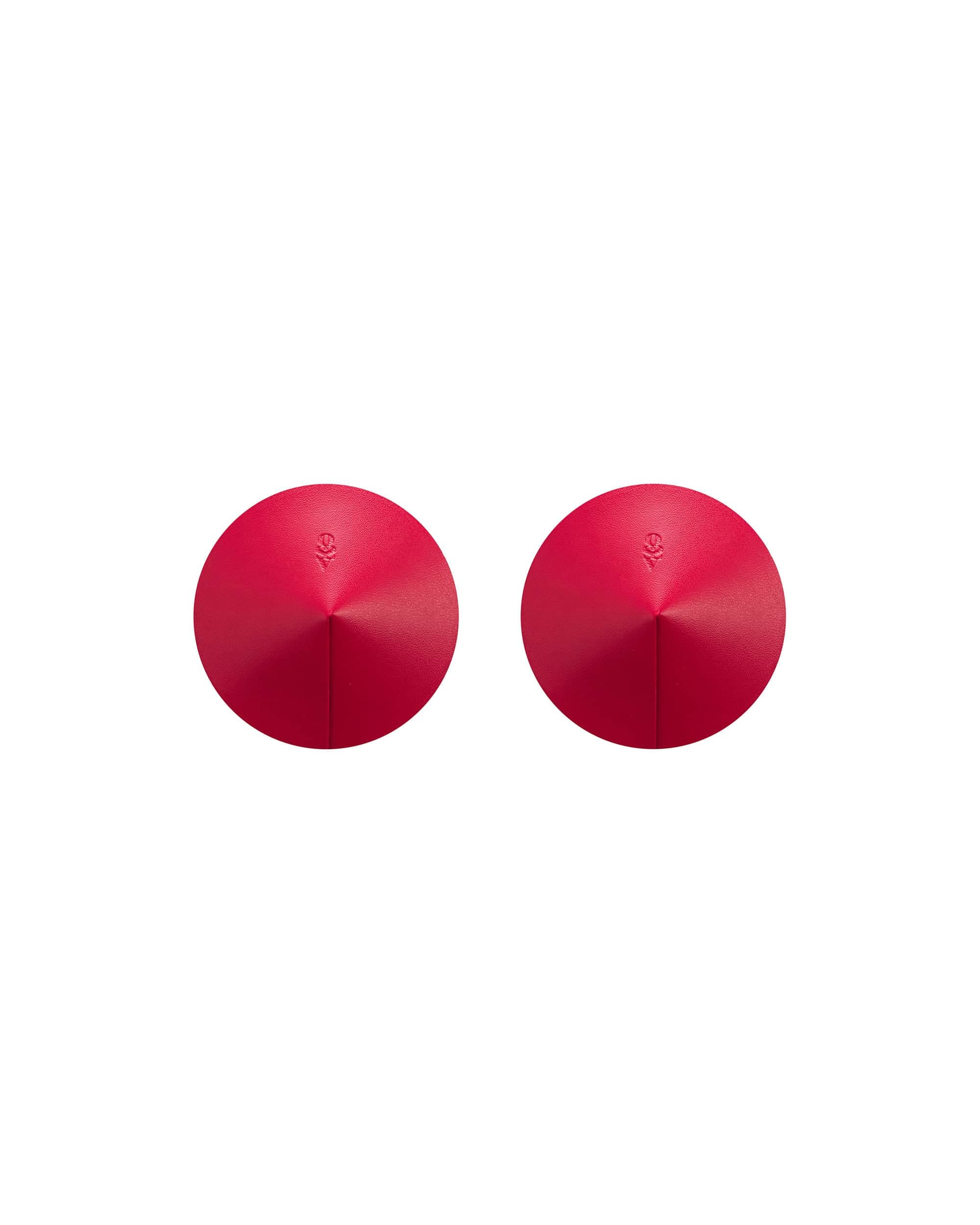 Sublimie paire de cache-tétons rouges PREMIUM